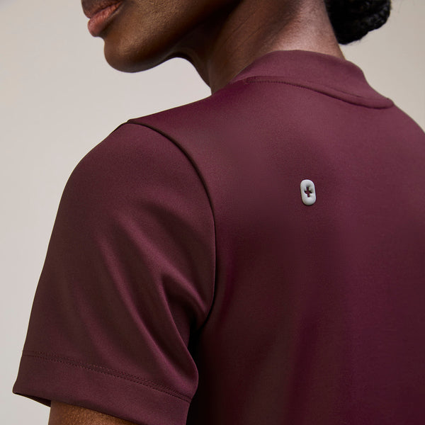 Women's Burgundy Sona FORMx Slim - Scrub Top™