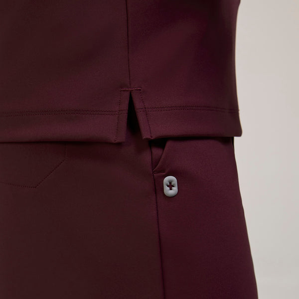 Women's Burgundy Sona FORMx Slim - Scrub Top™