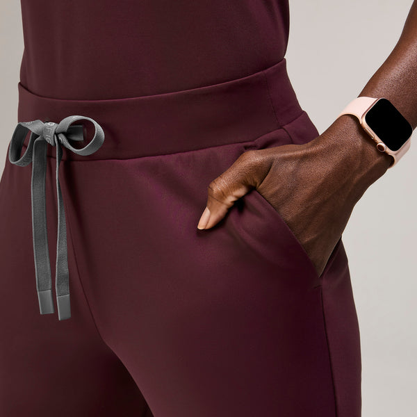 Women's Burgundy Tena FORMx Slim Tapered - Scrub Pant™