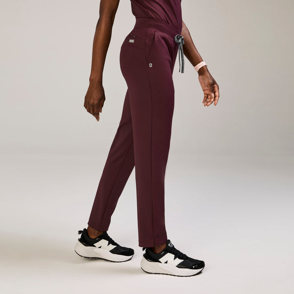 Women's Burgundy Tena FORMx Slim Tapered - Petite Scrub Pant™