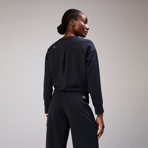 Women's Navy Cornelia FORMx Long-Sleeve- Scrub Top™