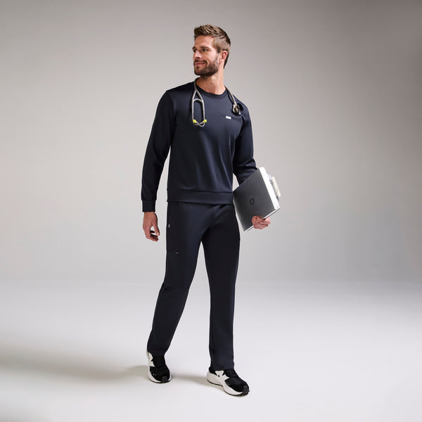 Men's Navy Destin FORMx Relaxed Long-Sleeve  - Scrub Top™