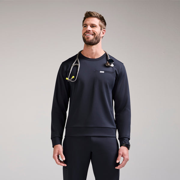 Men's Navy Destin FORMx Relaxed Long-Sleeve  - Scrub Top™