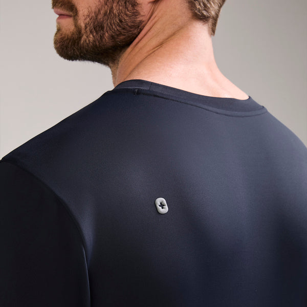 Men's Navy Destin FORMx Relaxed Long-Sleeve  - Scrub Top™