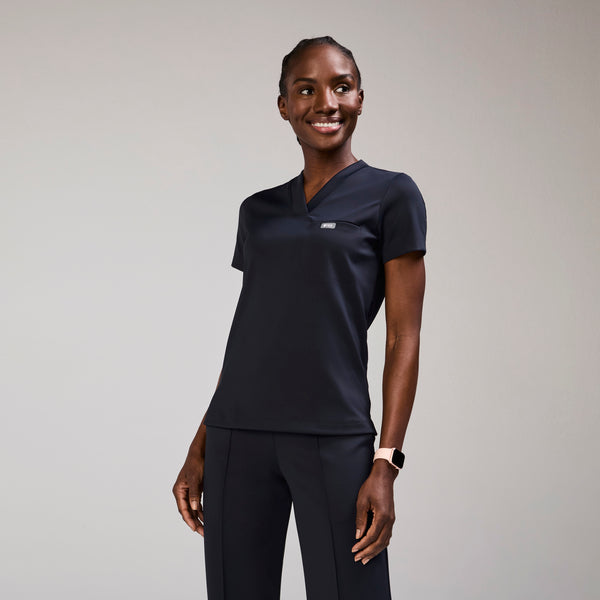 Women's Navy Sona FORMx Slim - Scrub Top™