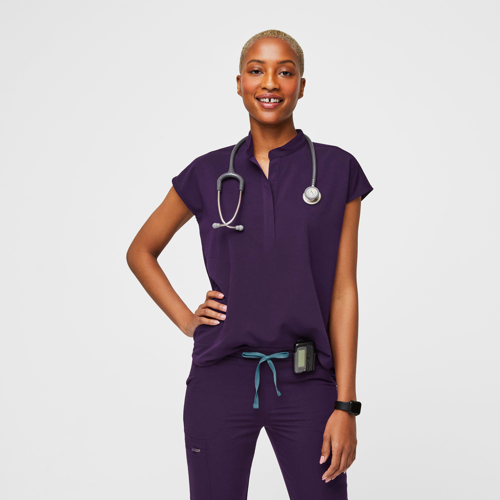 women's Purple Jam Rafaela™ - Oversized Scrub Top