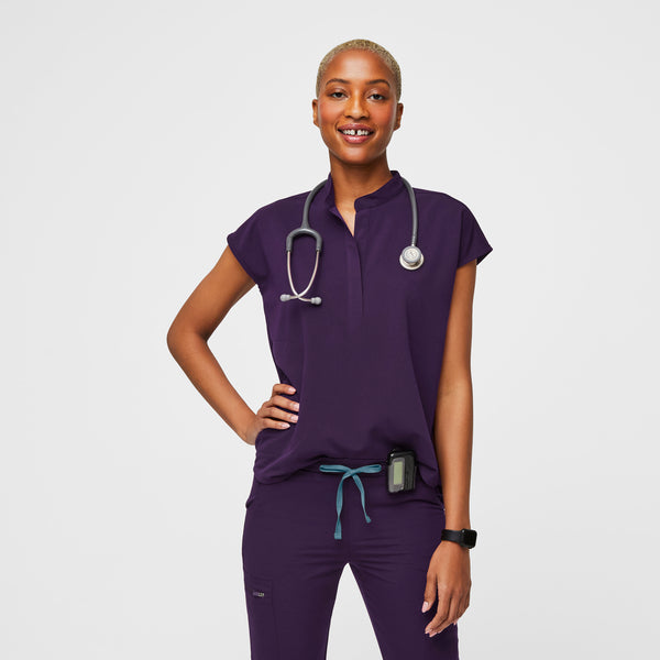 women's Purple Jam Rafaela™ - Oversized Scrub Top