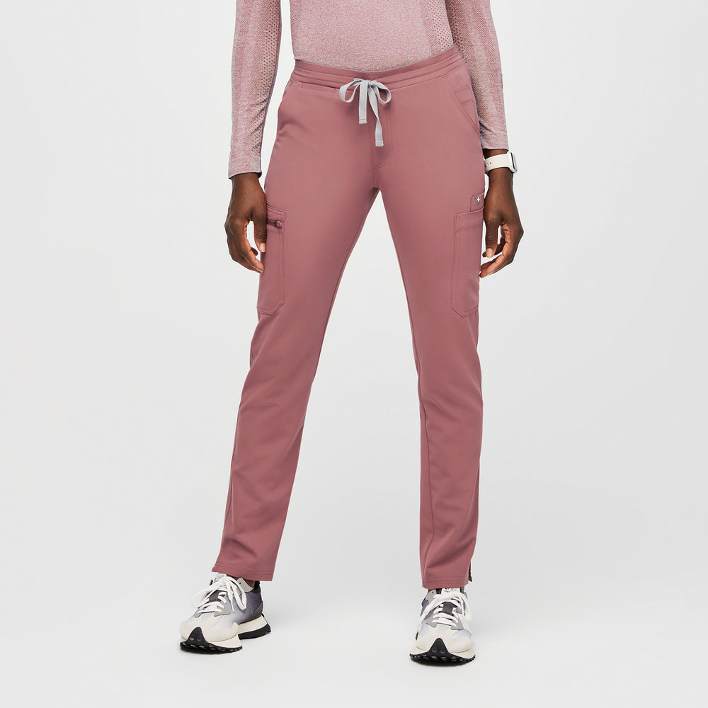 women's Mauve Yola™ - Petite Skinny Scrub Pants