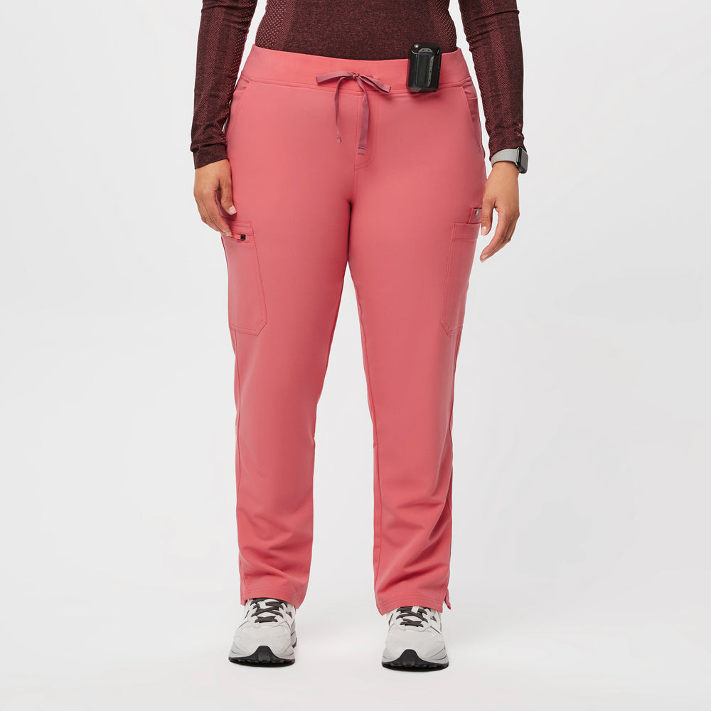 women's Desert Rose Yola™ - Petite Skinny Scrub Pants 2.0 (3XL - 6XL)