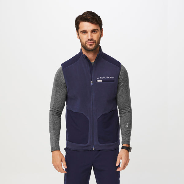 Men's Navy On-Shift™ - Fleece Vest (3XL-6XL)