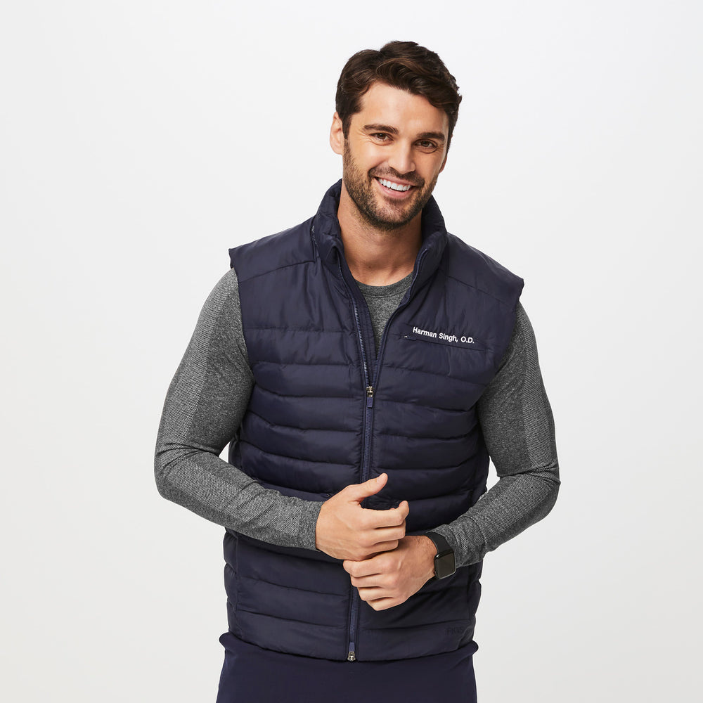 men's Navy On-Shift™ Packable - Puffer Vest