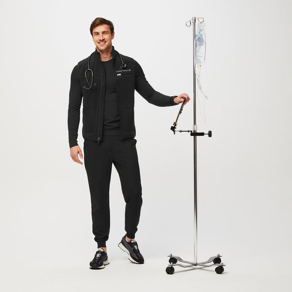 Men's Black On-Shift™ - Fleece Vest (3XL-6XL)