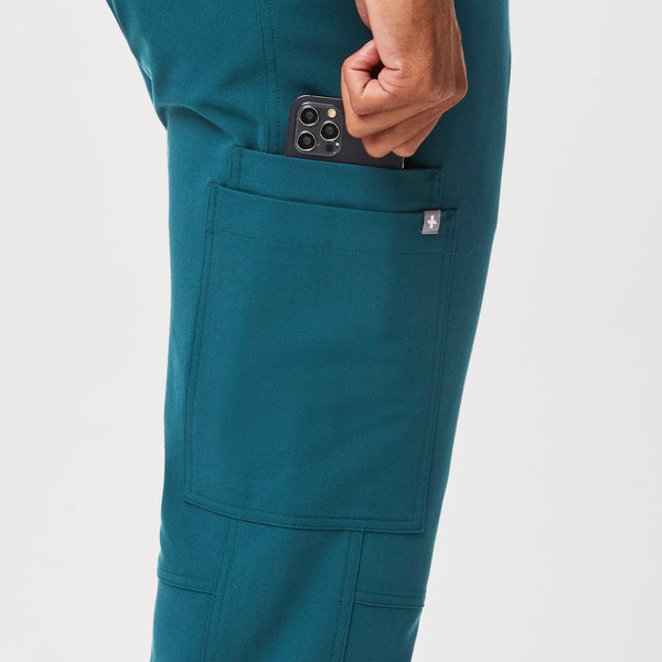 men's Caribbean Blue Axim™ - Tall Cargo Scrub Pants (3XL - 6XL)