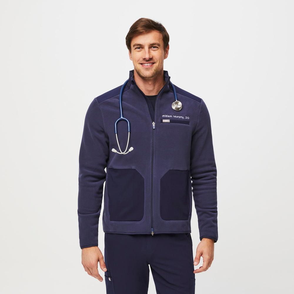 men's Navy On-Shift™ - Fleece Jacket (3XL-6XL)
