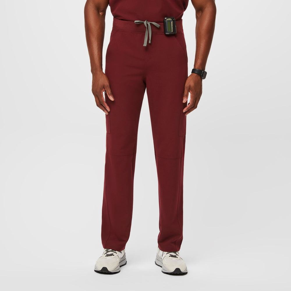 Men's Burgundy Axim™ - Cargo Scrub Pants