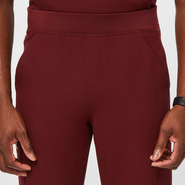 Men's Burgundy Axim™ - Short Straight-Leg Scrub Pant