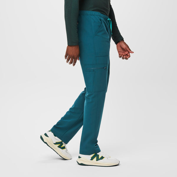 men's Caribbean Blue Cairo™ - Short Cargo Scrub Pants (3XL - 6XL)