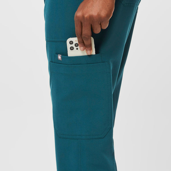 men's Caribbean Blue Cairo™ - Short Cargo Scrub Pants (3XL - 6XL)