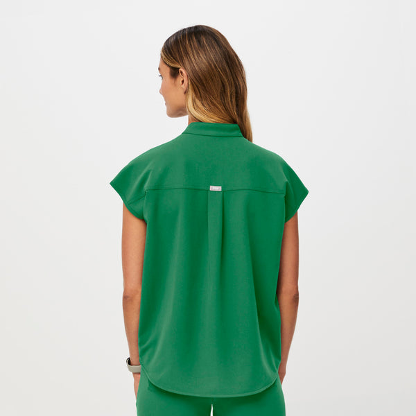 Women's Indocyanine Green Rafaela - Oversized Scrub Top™