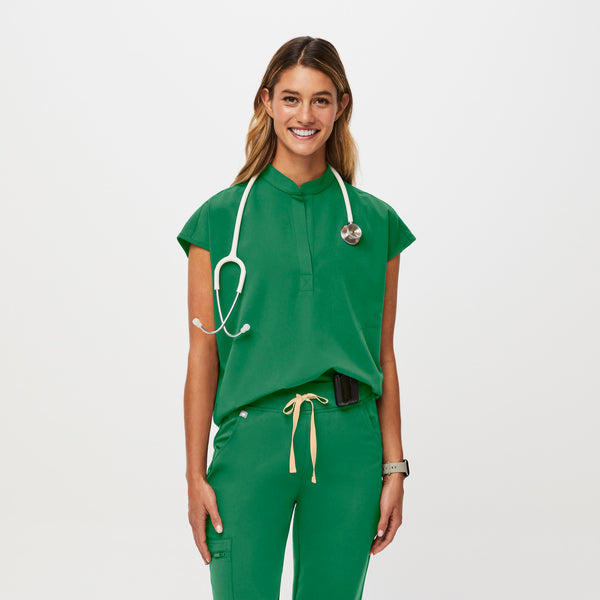 Women's Indocyanine Green Rafaela - Oversized Scrub Top™