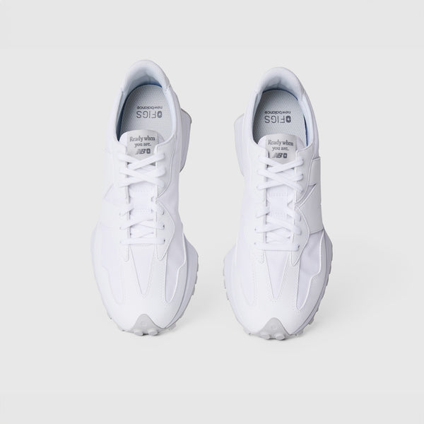 Unisex White FIGS | New Balance 327