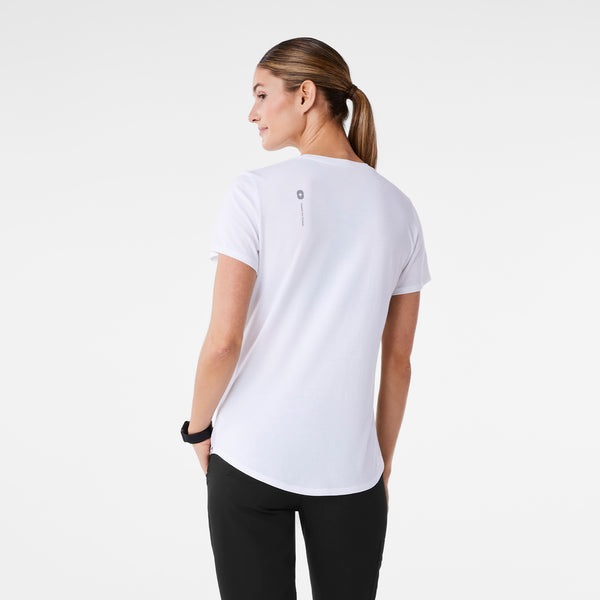 Women's Optic White Healthcare is Human - Short-Sleeve Graphic Tee