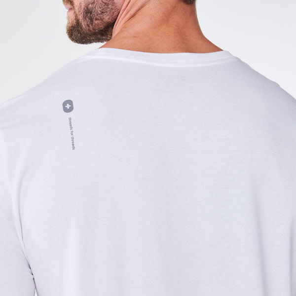 Men's White Optometrist - Short-Sleeve Underscrub