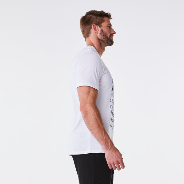 Men's White Registered Dietician - Short-Sleeve Underscrub