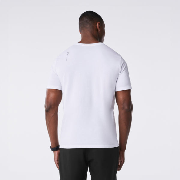 Men's White Podiatrist - Short-Sleeve Underscrub