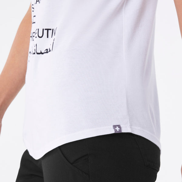 Women's White Physician - Short-Sleeve Underscrub