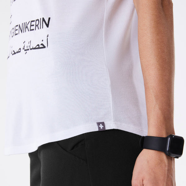 Women's White Paramedic - Short-Sleeve Underscrub