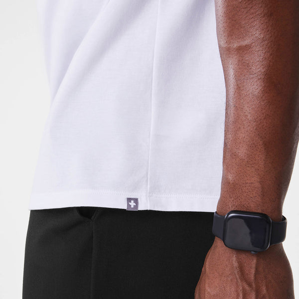 Men's Optic White Healthcare is Human - Short-Sleeve Graphic Tee