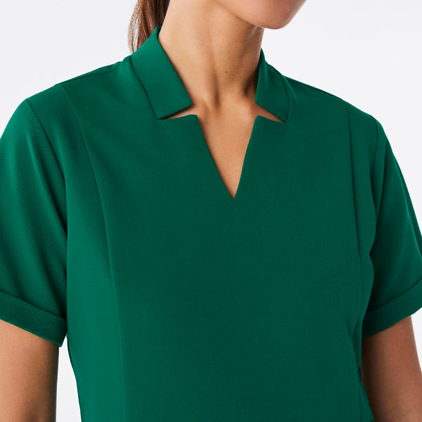 Women's Hunter Green Inala - Slim Scrub Top