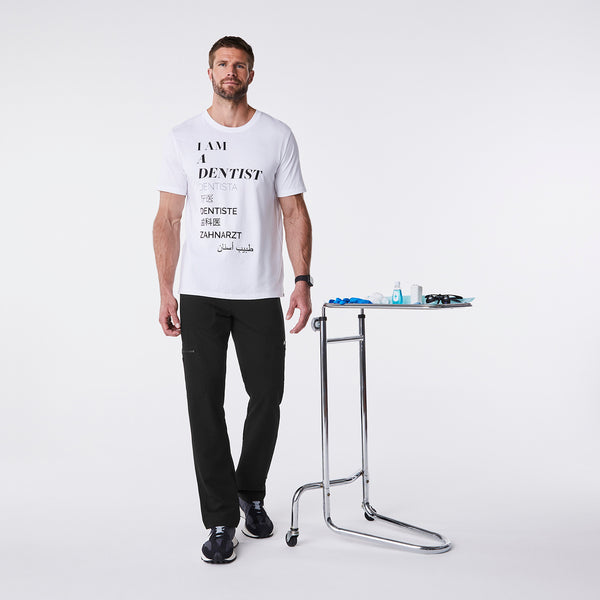Men's White Dentist - Short-Sleeve Underscrub