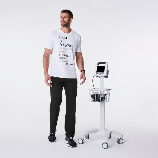 Men's White Nurse - Short-Sleeve Underscrub