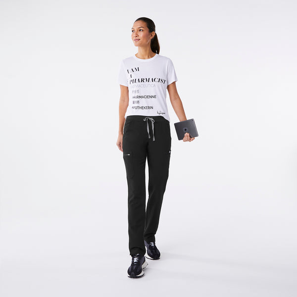 Women's White Pharmacist - Short-Sleeve Underscrub