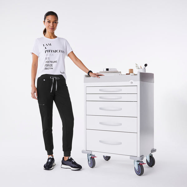 Women's White Physician - Short-Sleeve Underscrub
