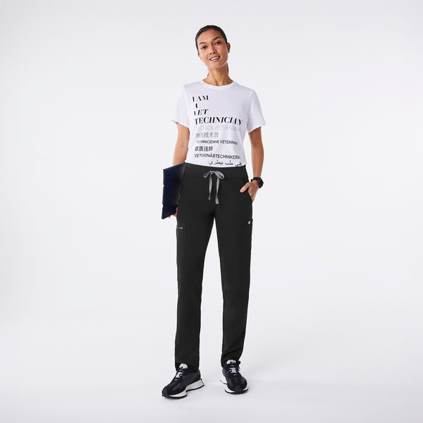 Women's White Vet Technician - Short-Sleeve Underscrub