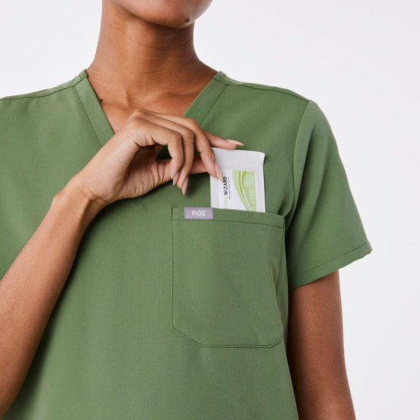 women's Fern Catarina - One-Pocket Scrub Top™