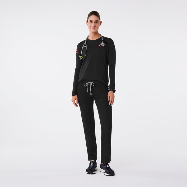 Women's Black VEG - Long-Sleeve Underscrub