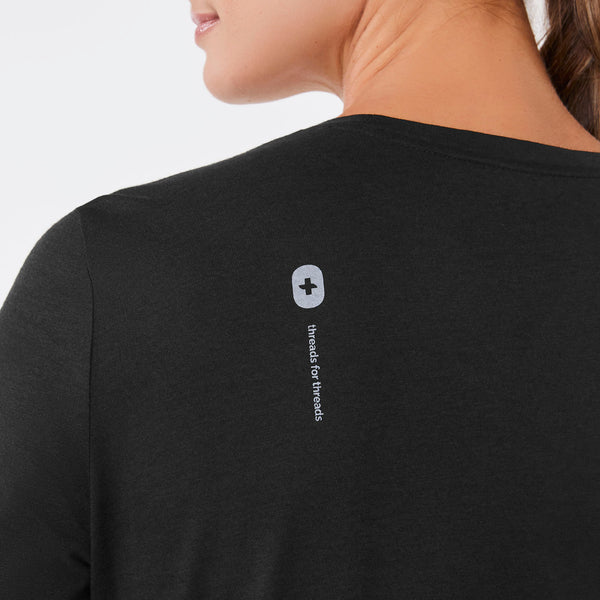 Women's Black VEG - Long-Sleeve Underscrub