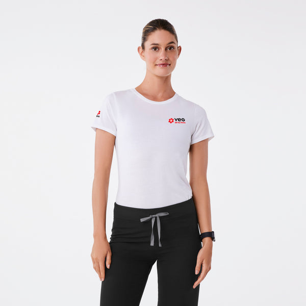 Women's White VEG - Short-Sleeve Underscrub