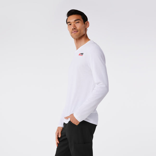Men's White VEG - Long-Sleeve Underscrub