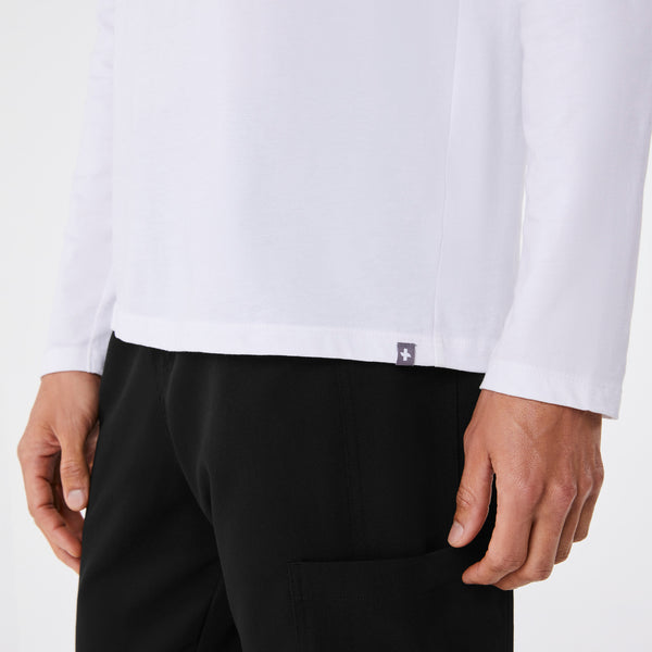 Men's White VEG - Long-Sleeve Underscrub