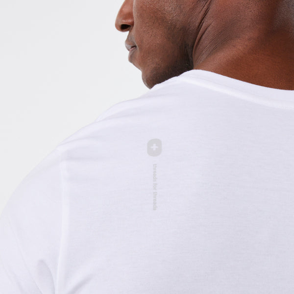 Men's White VEG - Short-Sleeve Underscrub