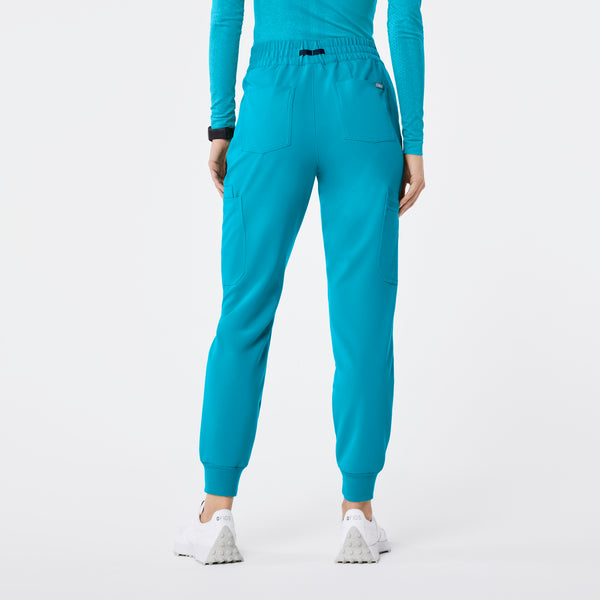 Women's Teal Uman High-Rise - Jogger Scrub Pant