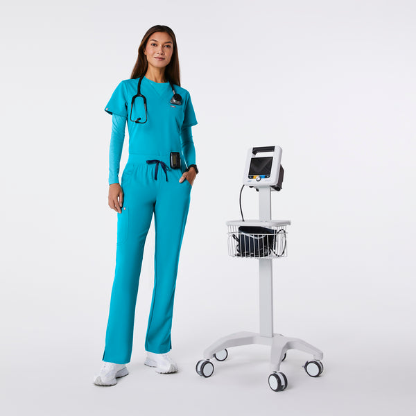 women's Teal Kade - Tall Cargo Scrub Pant™