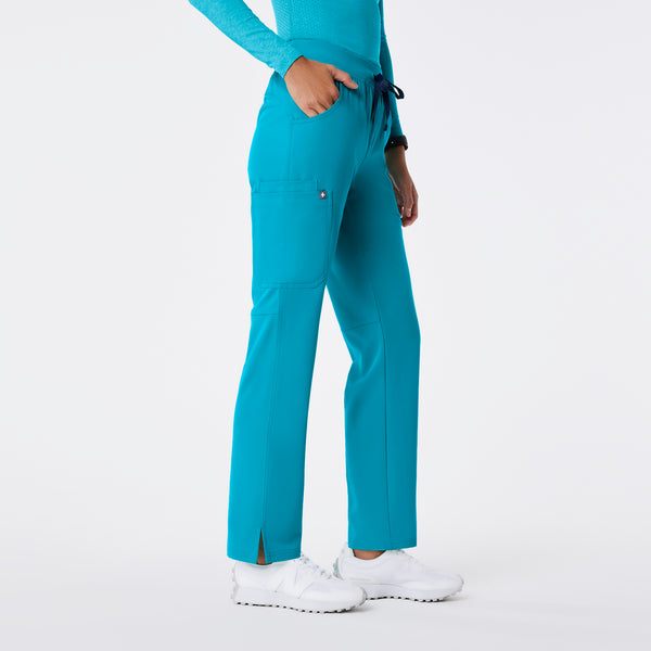 women's Teal Kade - Tall Cargo Scrub Pant™