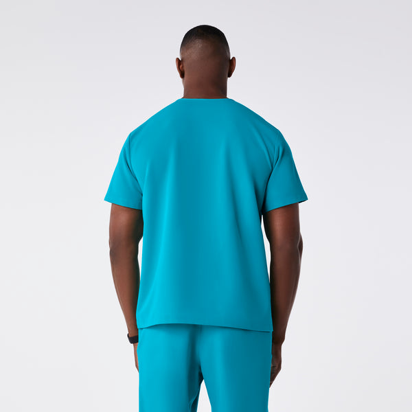 men's Teal Leon - Three-Pocket Scrub Top™