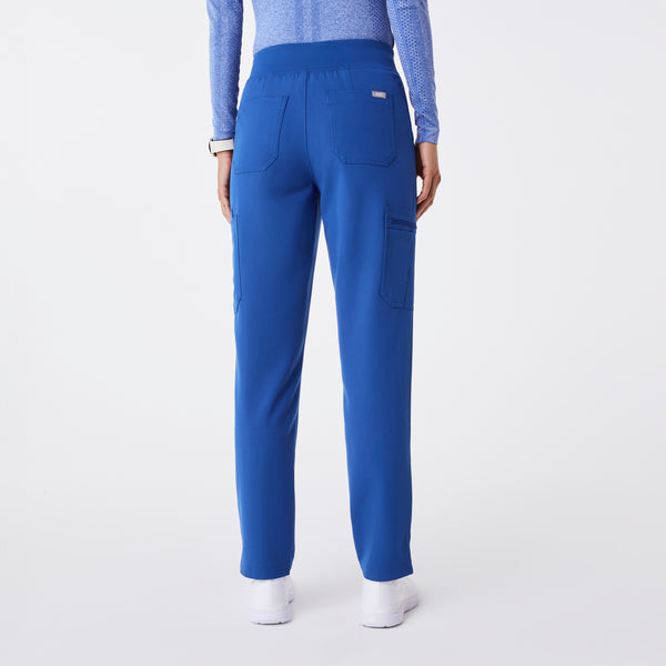 women's Winning Blue High Waisted Yola - Petite Skinny Scrub Pant™